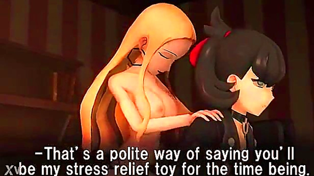 3D Pokemon Hentai – Oleana & Marnie Share Intense Sex Session