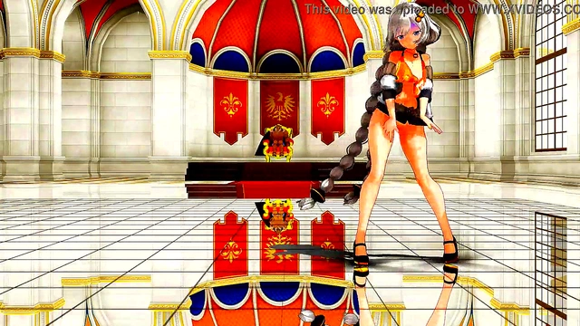 Horny Half-Naked Anime Chick Dances Seductively to Sweet Dreams