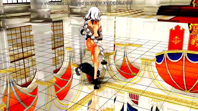 Horny Half-Naked Anime Chick Dances Seductively to Sweet Dreams