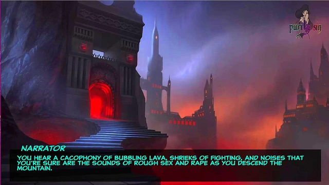 Blue-Haired Monster Girl Gets Rough Outdoor Sex Against Rocks