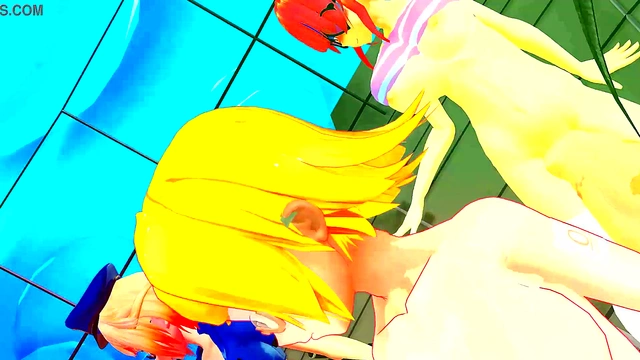 Horny Futanari Demon Dances Seductively Before Hungry Anime Couple