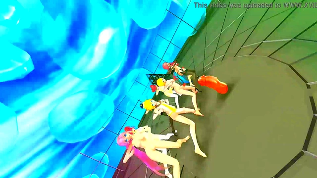 Horny Futanari Demon Dances Seductively Before Hungry Anime Couple