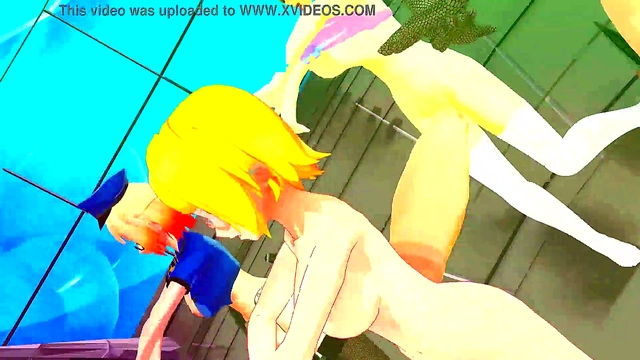 Horny Futanari Demon Dances Seductively Before Hungry Anime Couple