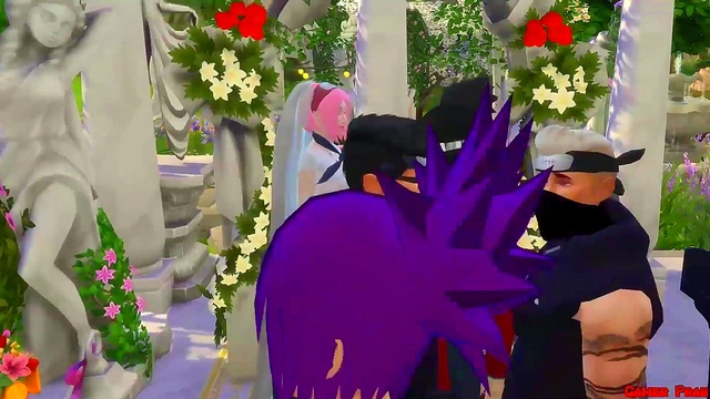 Naruto Hentai – Sakura's Wedding - Cheating Bride Tricks Husband for Hardcore Sex