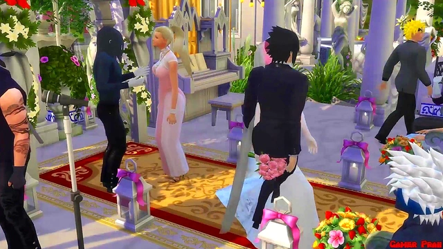 Naruto Hentai – Sakura's Wedding - Cheating Bride Tricks Husband for Hardcore Sex