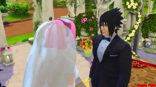 Naruto Hentai – Sakura's Wedding - Cheating Bride Tricks Husband for Hardcore Sex