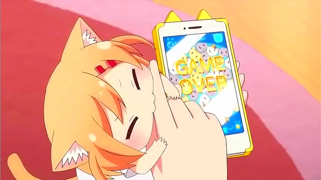 Nyanko Days – Anime Cat Girl Enjoying Intimate Moments With Her Lover