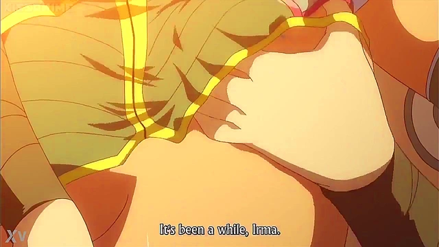 Echidna Rubs Irma’s Medium Boobs in Uncensored Queens Blade Anime Moans