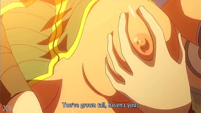 Echidna Rubs Irma’s Medium Boobs in Uncensored Queens Blade Anime Moans