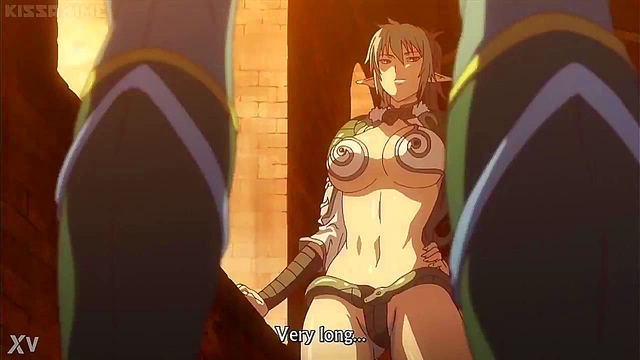 Echidna Rubs Irma’s Medium Boobs in Uncensored Queens Blade Anime Moans