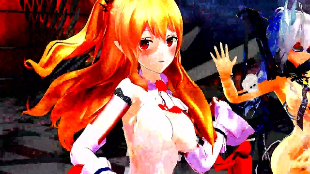 Horny Anime Babes Shake Their Tits to Seductive Music MMD Style
