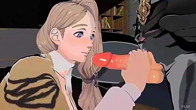 Mercedes Sin Gives Erotic Anime Blowjob In Fire Emblem Style Hentai