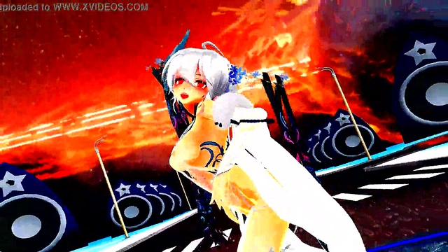 Hentai Anime Girl Dances Seductively While Singing MMD Song
