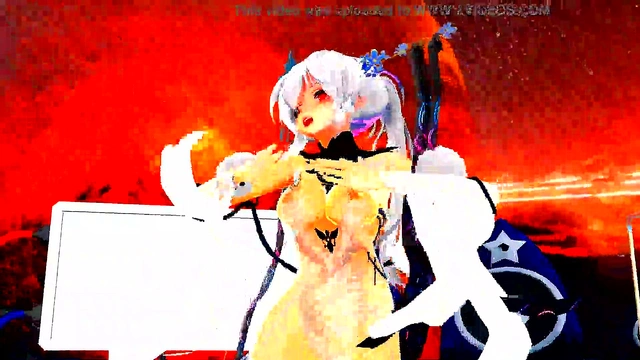 Hentai Anime Girl Dances Seductively While Singing MMD Song