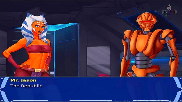 Hot Star Wars Cosplay Bang – Rey & Ashoka Take On Sith Trainers With Big Boobs