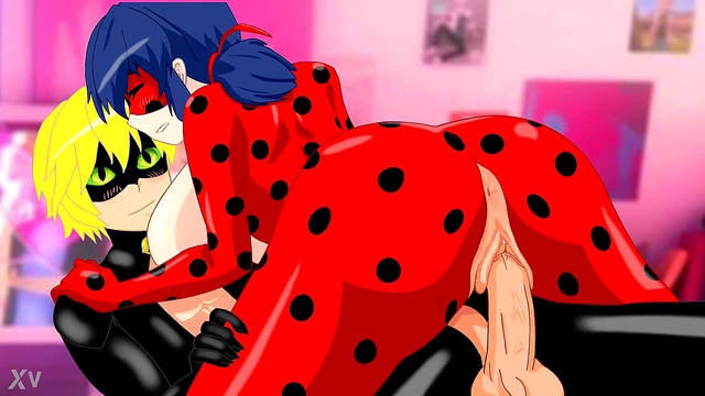 Miraculous Ladybug Parody – Cartoon Cat Noir Gets Seductive With Hentai Action