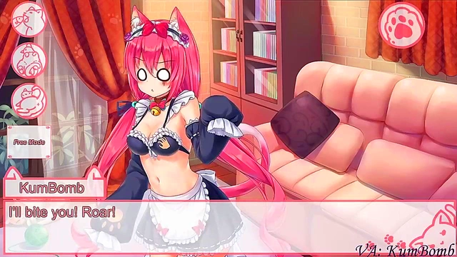 Cat Maid Anime Blowjob & Doggy Style Creampie Adventure
