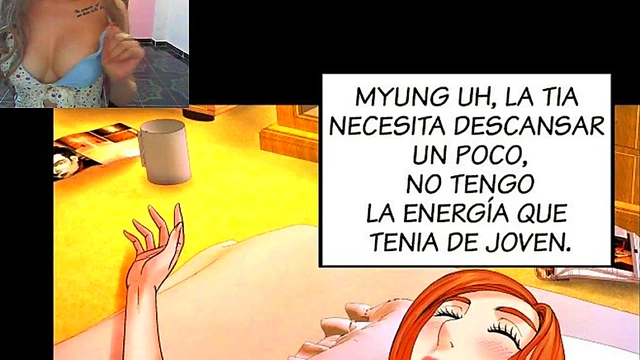 Sensual Step Aunt Melina Tempts You in Erotic Anime Chapter 3 JOI Seduction