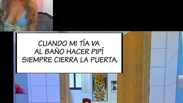 Sensual Step Aunt Melina Tempts You in Erotic Anime Chapter 3 JOI Seduction