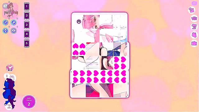 Pink-Haired Catgirl Waifu Masturbates With Monster In Gym Cosplay Session