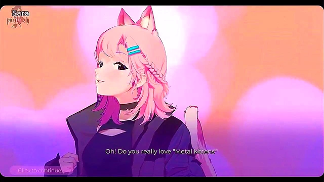 Pink-Haired Catgirl Waifu Masturbates With Monster In Gym Cosplay Session