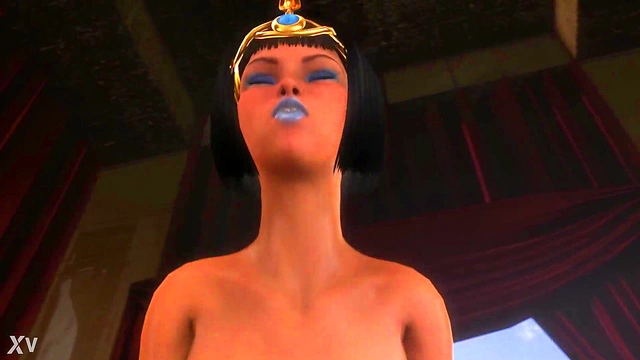 Bouncy Big-Tit Queen Rides Dick In Hot 3D Hentai POV Action