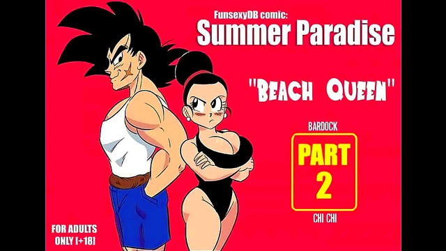 Horny Chi-Chi Gives Intense Blowjob To Bardock In Steamy Anime BQ Scene