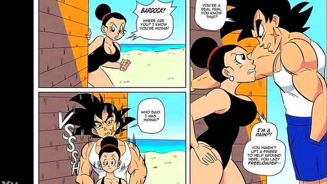 Horny Chi-Chi Gives Intense Blowjob To Bardock In Steamy Anime BQ Scene