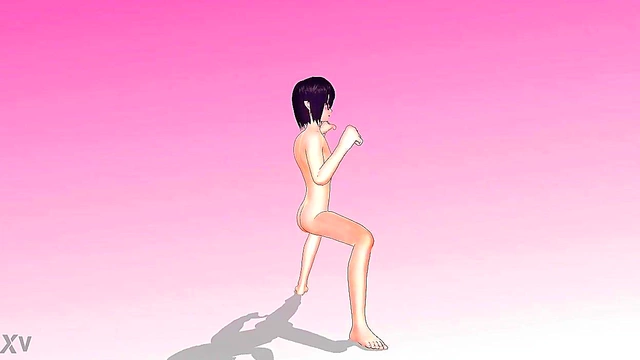 Scarface Elf Seduces in 3D Anime MikuMikuDance Fantasy