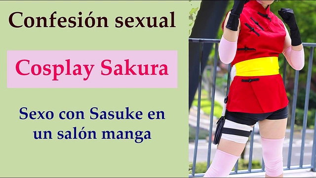 Hentai Cosplay Freak Gets Fucked At Anime Convention With Pink Hair & Sakura Outfit