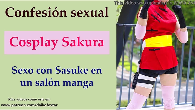 Hentai Cosplay Freak Gets Fucked At Anime Convention With Pink Hair & Sakura Outfit