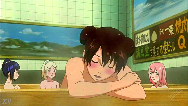 Naruto Girls Get Naked for Steamy Bath Scene Fun