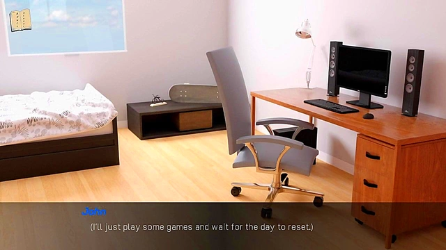 Amateur 3D Cartoon Couple Engage In Naughty Visual Novel Sex Game Walkthrough