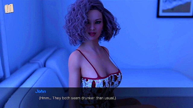Amateur 3D Cartoon Couple Engage In Naughty Visual Novel Sex Game Walkthrough