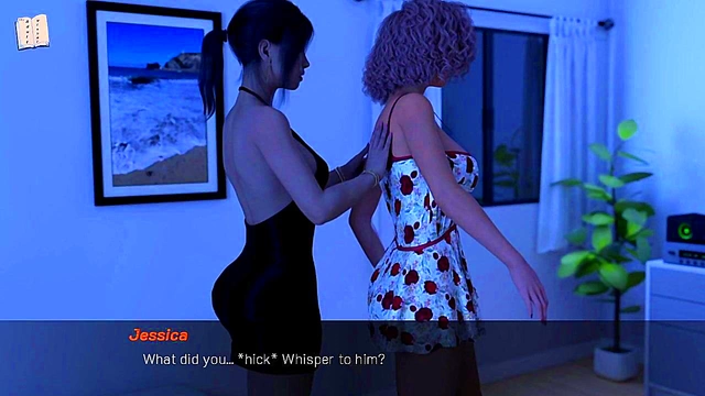 Amateur 3D Cartoon Couple Engage In Naughty Visual Novel Sex Game Walkthrough