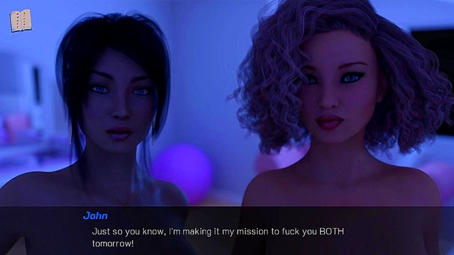 Amateur 3D Cartoon Couple Engage In Naughty Visual Novel Sex Game Walkthrough