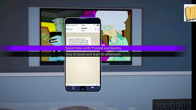 Teen's New Family Adventure – Erotic Cartoon Gameplay & Ecchi Scenes