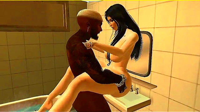 Hot White Latina Rides Big Black Dick In Steamy Anime Adventure