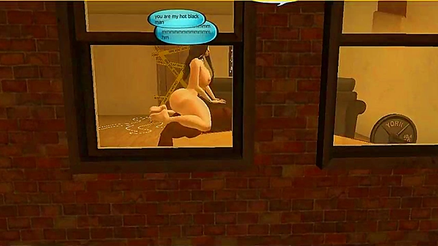 Hot White Latina Rides Big Black Dick In Steamy Anime Adventure