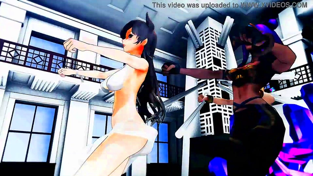 Oksana Fluff Seduces With Harmless Erotic Anime Action