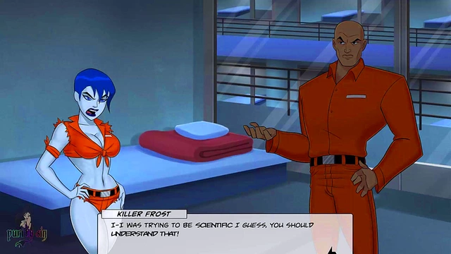 Justice League Heroes Seduced by Harley Quinn & Poison Ivy in Prison Fantasies