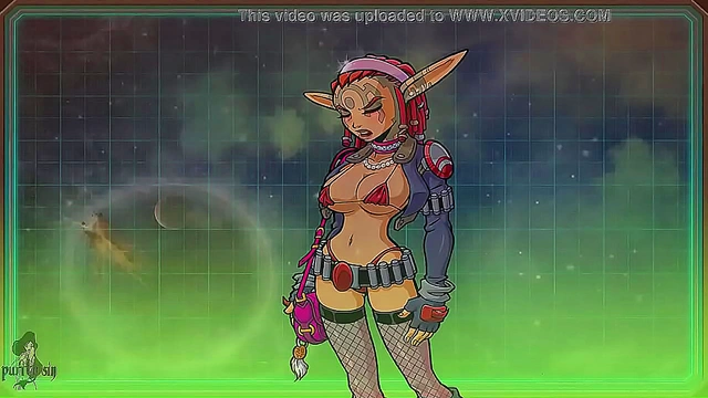 Redhead Princess Jasmine Sucks Dick Roughly for Akabur's Alien Harem Training