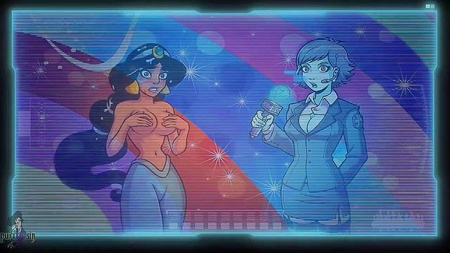 Redhead Princess Jasmine Sucks Dick Roughly for Akabur's Alien Harem Training