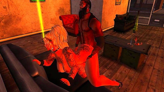 Interracial MILF With Big Tits Gets Pounded On Sofa By Black Cock For Orgasmic Anal Creampie