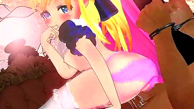 Pretty Anime Nympho Rides Cock for Creampie After War Defeat