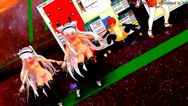 Sexy Futa Dancer Performs Hot Anime Seduction Moves