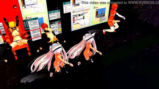 Sexy Futa Dancer Performs Hot Anime Seduction Moves