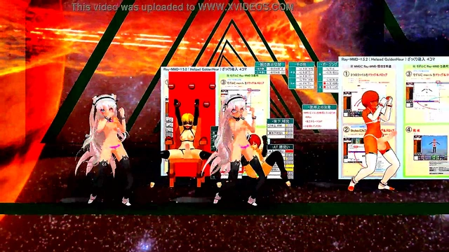 Sexy Futa Dancer Performs Hot Anime Seduction Moves