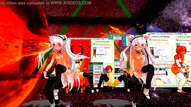 Sexy Futa Dancer Performs Hot Anime Seduction Moves