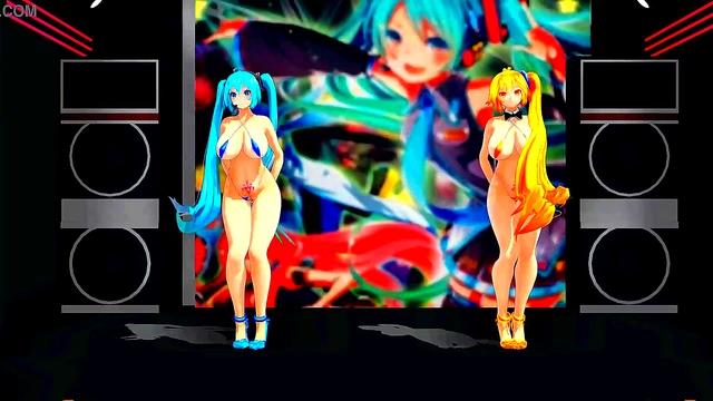 Two Half-Naked Anime Girls Dance & Sing Seductively in Japanese